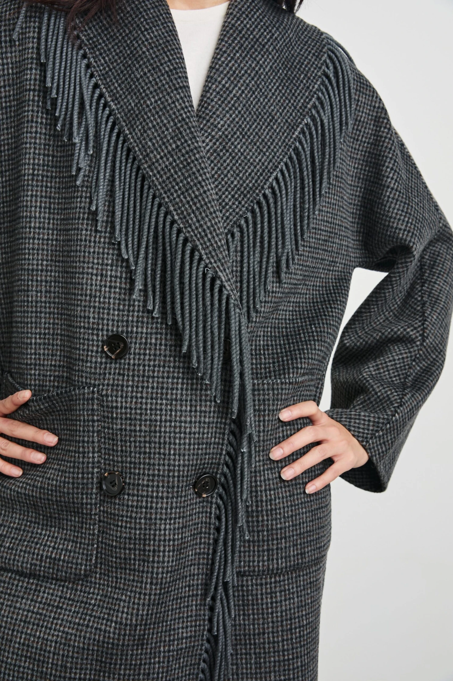 RAILS HUGO COAT - CHARCOAL CHECK 4 RAILS HUGO COAT - CHARCOAL CHECK - Image 2