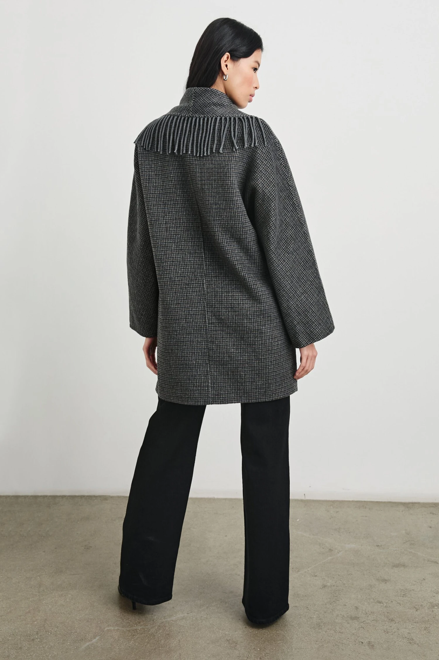 RAILS HUGO COAT - CHARCOAL CHECK 7 RAILS HUGO COAT - CHARCOAL CHECK - Image 5