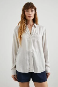 RAILS HUNTER SHIRT - BIRCH HEATHER