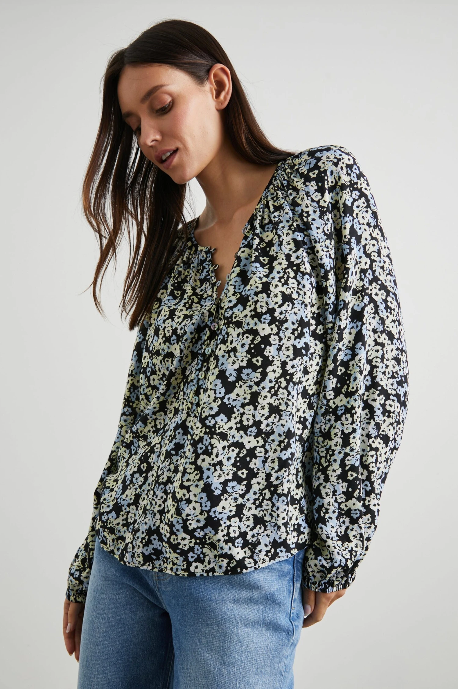 RAILS INDI TOP - MIDNIGHT MEADOW FLORAL 5 RAILS INDI TOP - MIDNIGHT MEADOW FLORAL - Image 3