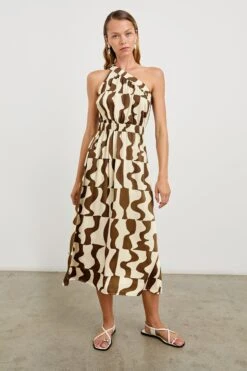 RAILS INDIA DRESS - COPPER NOTO