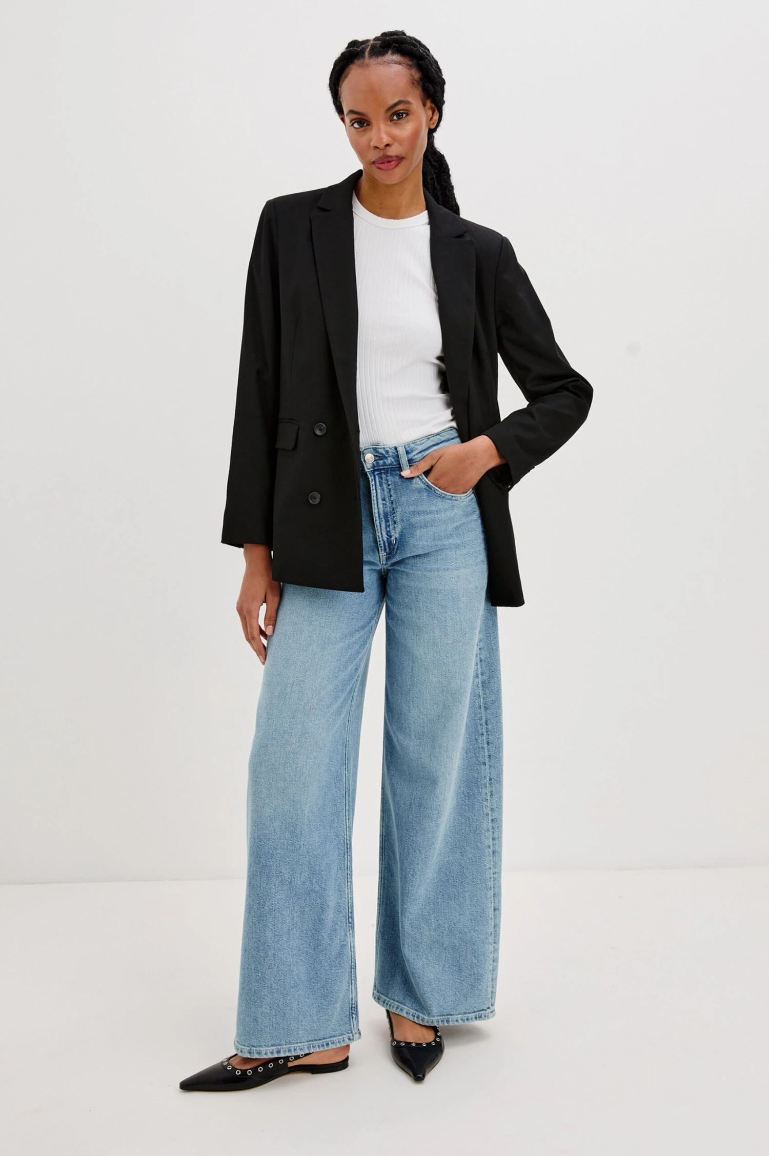 RAILS JAC BLAZER - BLACK TWILL 5 RAILS JAC BLAZER - BLACK TWILL - Image 3