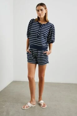 RAILS JANE SHORT - NAVY WHITE STRIPE 9 RAILS JANE SHORT - NAVY WHITE STRIPE -Rails JANE NAVY WHITE STRIPE 3