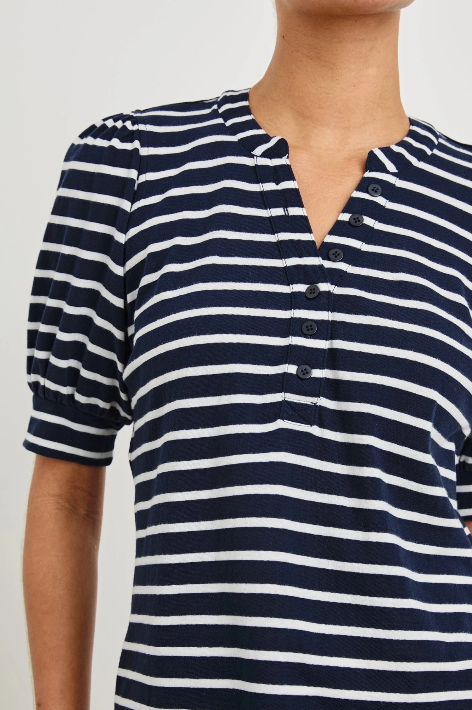 RAILS JEWEL TOP - NAVY IVORY STRIPE 4 RAILS JEWEL TOP - NAVY IVORY STRIPE - Image 2