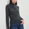RAILS JOELLE TOP - CHARCOAL -Rails JOELLE CHARCOAL 1B