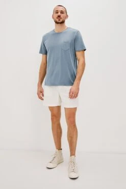 RAILS JOHNNY T-SHIRT - STEEL -Rails JOHNNY STEEL 3Z