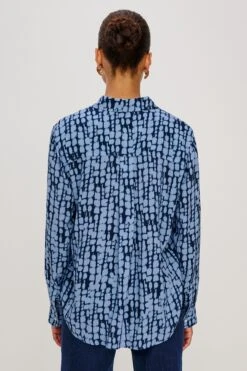 RAILS JOSEPHINE SHIRT - INDIGO SHIBORI -Rails JOSEPHINE INDIGO SHIBORI 5