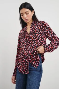 RAILS JOSEPHINE SHIRT - LOVE STRUCK -Rails JOSEPHINE LOVE STRUCK 1A