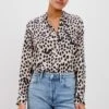 RAILS JOSEPHINE SHIRT - TAUPE SPOTTED -Rails JOSEPHINE TAUPE SPOTTED 1