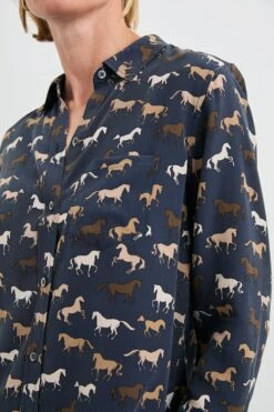 RAILS KATE SHIRT - HORSES