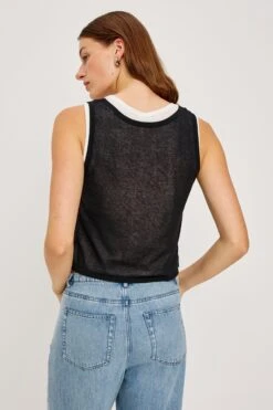 RAILS KELLY TOP - BLACK IVORY -Rails KELLY BLACK IVORY 5