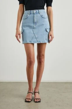 RAILS LAUREL CARGO SKIRT - CRYSTAL BLUE