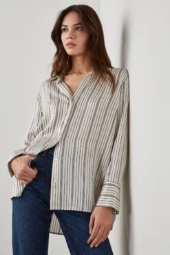 RAILS LEDGER SHIRT - PROVIDENCE STRIPE