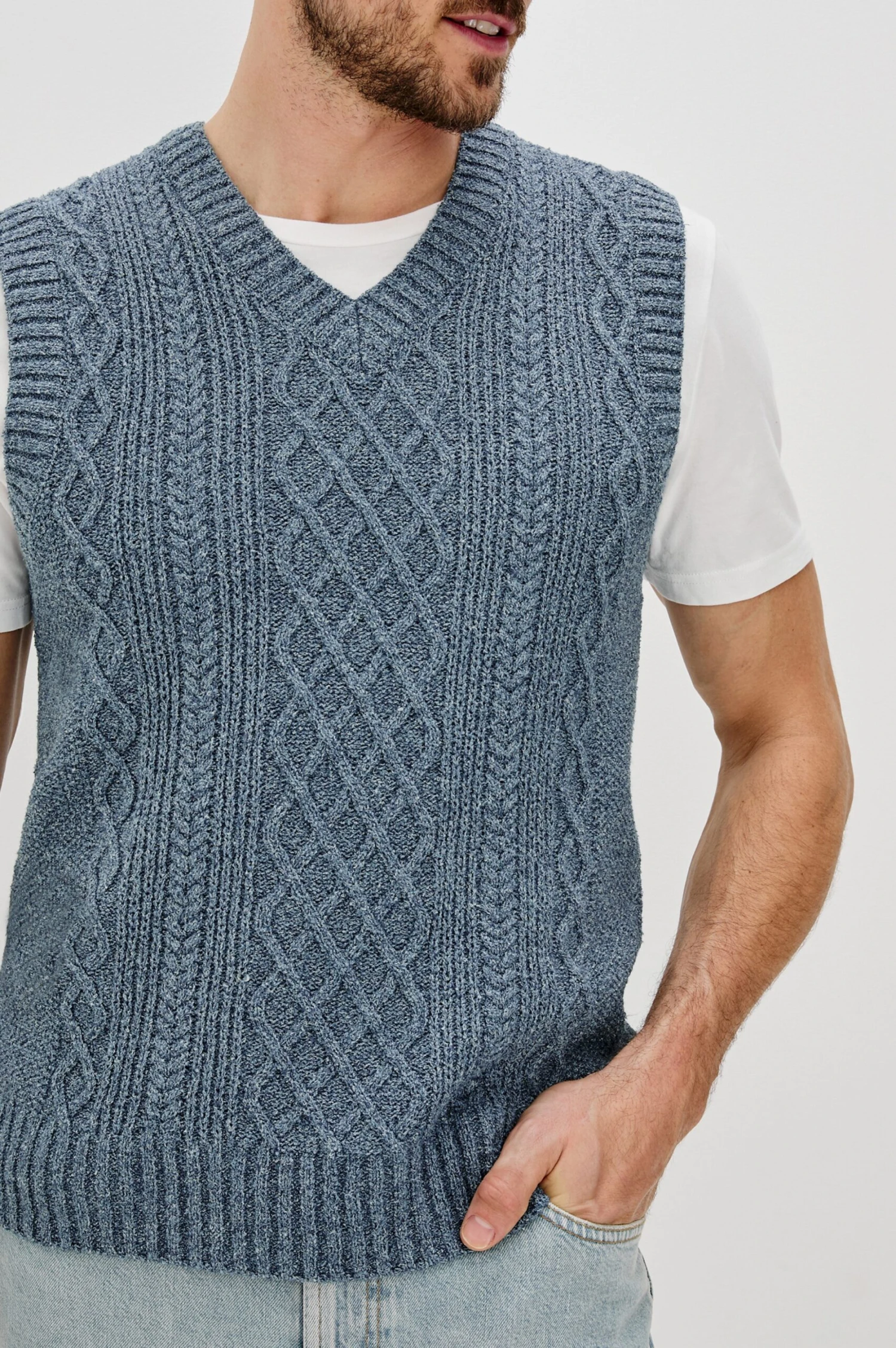 RAILS LEE VEST - AZURE MARL 4 RAILS LEE VEST - AZURE MARL - Image 2