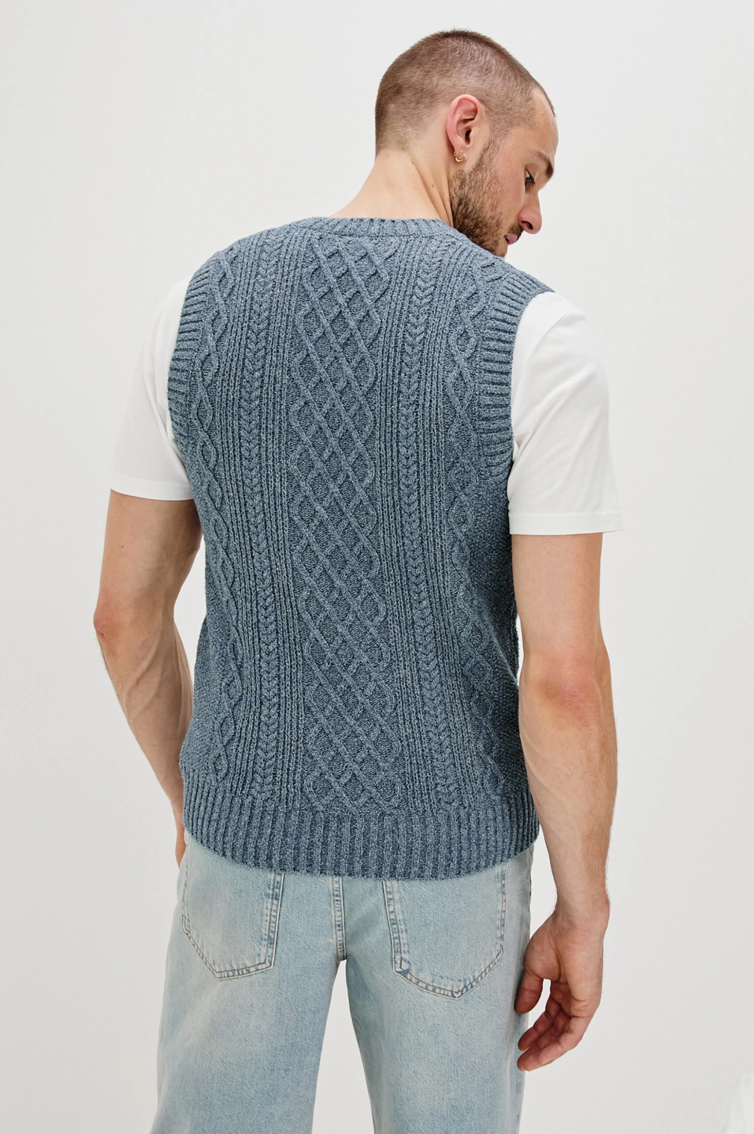 RAILS LEE VEST - AZURE MARL 7 RAILS LEE VEST - AZURE MARL - Image 5