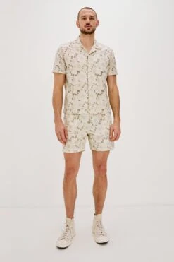 RAILS LOGAN SHORT - KHAKI WHITE SUNFLOWER 9 RAILS LOGAN SHORT - KHAKI WHITE SUNFLOWER -Rails LOGAN KHAKI WHITE SUNFLOWER 3A