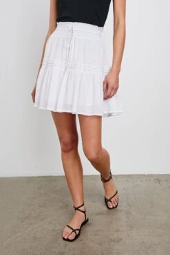 RAILS LUCIE SKIRT - WHITE -Rails LUCIE WHITE 1