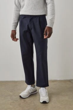 RAILS MARCELLUS PANT - NAVY CHARCOAL PIN STRIPE
