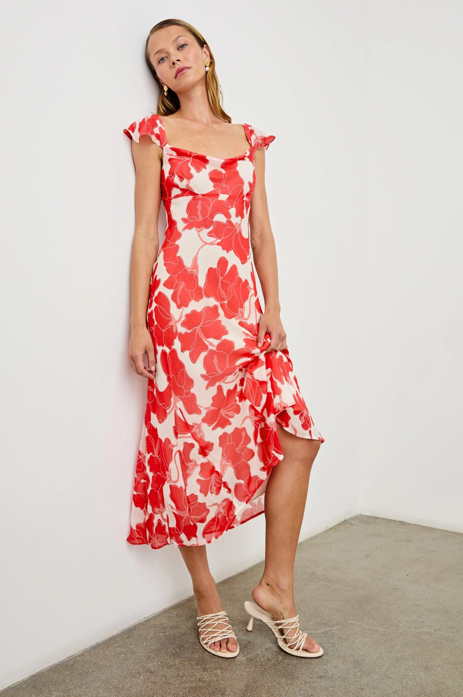 RAILS MARIGOLD DRESS - SCARLET HIBISCUS 5 RAILS MARIGOLD DRESS - SCARLET HIBISCUS - Image 3