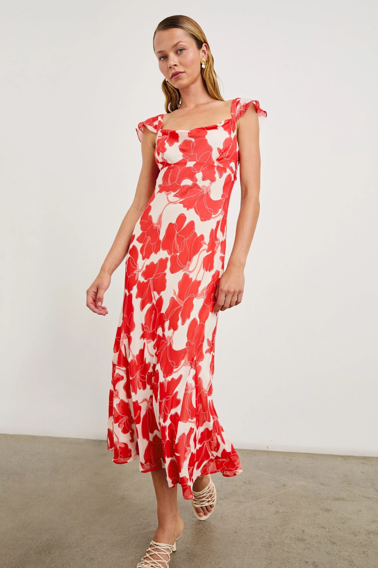 RAILS MARIGOLD DRESS - SCARLET HIBISCUS 6 RAILS MARIGOLD DRESS - SCARLET HIBISCUS - Image 4