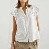 RAILS MARLENE TOP - WHITE DENIM