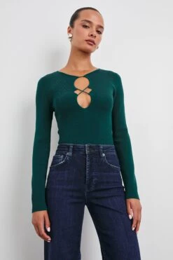 RAILS MISA TOP - EVERGREEN