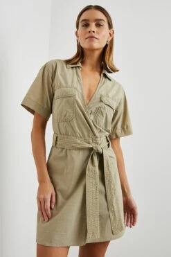 RAILS NATALIE DRESS - OLIVE