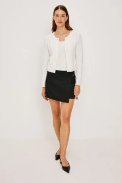 RAILS NIAL SKIRT - BLACK TWILL -Rails NIAL BLACK TWILL 3