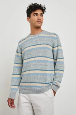RAILS OLSEN SWEATER - BLUE STRIPE -Rails OLSEN BLUE STRIPE 1