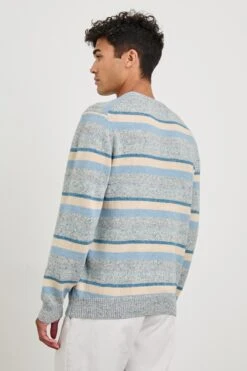 RAILS OLSEN SWEATER - BLUE STRIPE -Rails OLSEN BLUE STRIPE 5