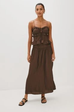 RAILS NARA SKIRT - ESPRESSO