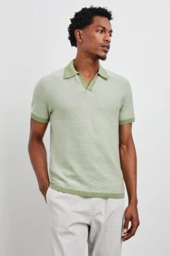 RAILS PEARSON POLO SHIRT - FERN