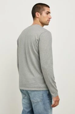 RAILS QUENTIN COTTON CASHMERE LONG SLEEVE TEE - HEATHER GREY -Rails QUENTIN HEATHER GREY 5 153a0277 79dc 4475 bb55 95cdb2c9e13c