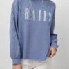 RAILS SIGNATURE SWEATSHIRT - WASHED INDIGO RAILS 1 RAILS SIGNATURE SWEATSHIRT - WASHED INDIGO RAILS -Rails RAILS SIGNATURE SWEATSHIRT WASHED INDIGO 1A