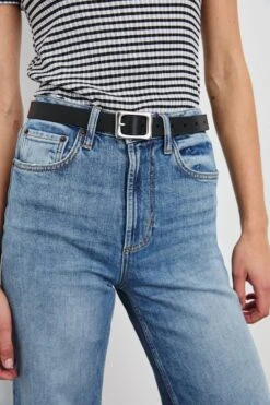 RAILS REMI BELT - BLACK SILVER