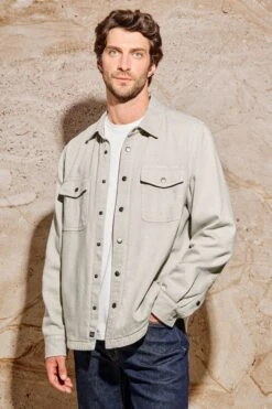 RAILS RHETT SHIRT JACKET - STONE