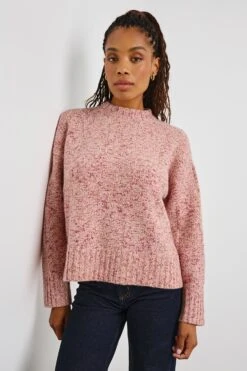 RAILS RIO SWEATER - ROSE