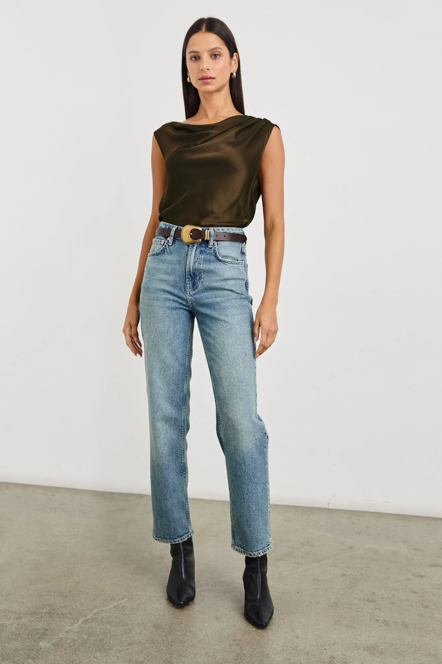 RAILS RODEO BELT - BROWN GOLD 4 RAILS RODEO BELT - BROWN GOLD - Image 2