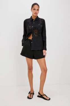 RAILS SAMAR SHIRT - BLACK 8 RAILS SAMAR SHIRT - BLACK -Rails SAMAR BLACK 3A