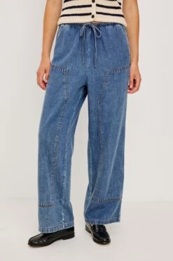 RAILS SANDERSON PANT - ANTIQUE BLUE