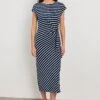 RAILS SELAH DRESS - NAVY IVORY STRIPE 2 RAILS SELAH DRESS - NAVY IVORY STRIPE -Rails SELAH NAVY IVORY STRIPE 1
