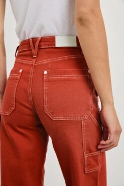 RAILS SILVERADO CARPENTER CROP - TERRACOTTA 10 RAILS SILVERADO CARPENTER CROP - TERRACOTTA -Rails SILVERADO TERRACOTTA 2A