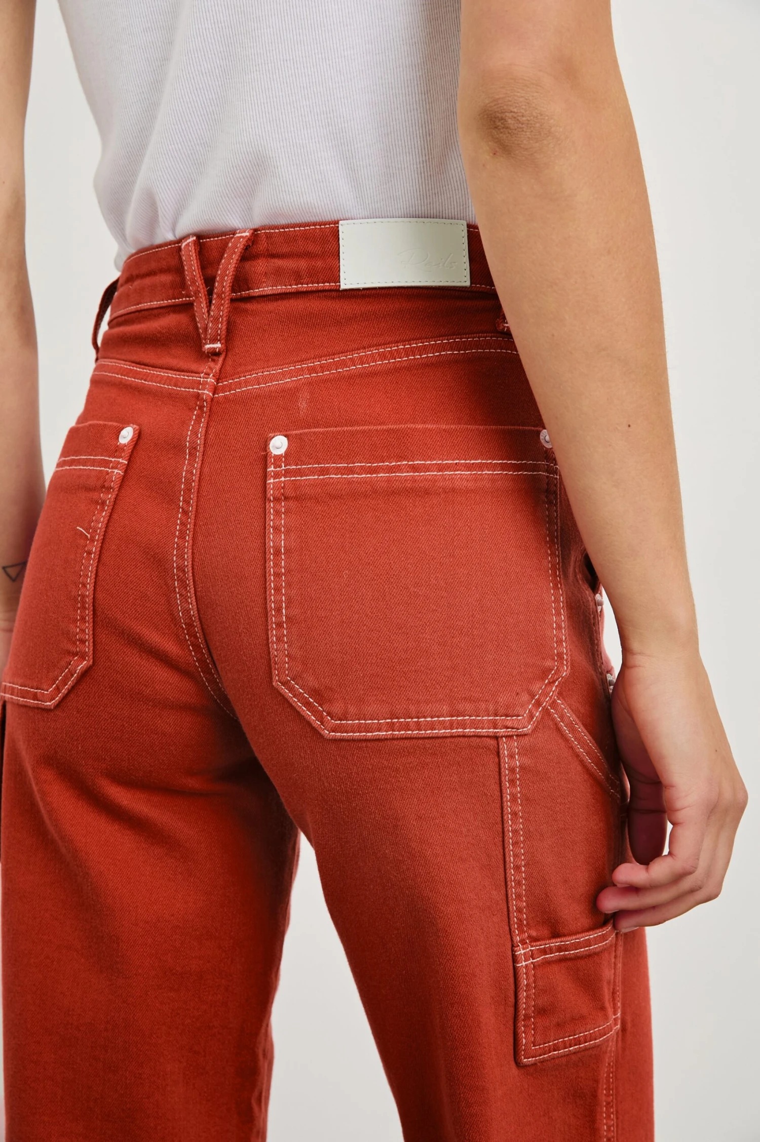 RAILS SILVERADO CARPENTER CROP - TERRACOTTA 6 RAILS SILVERADO CARPENTER CROP - TERRACOTTA - Image 4