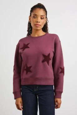 RAILS SONIA SWEATSHIRT - BURGUNDY