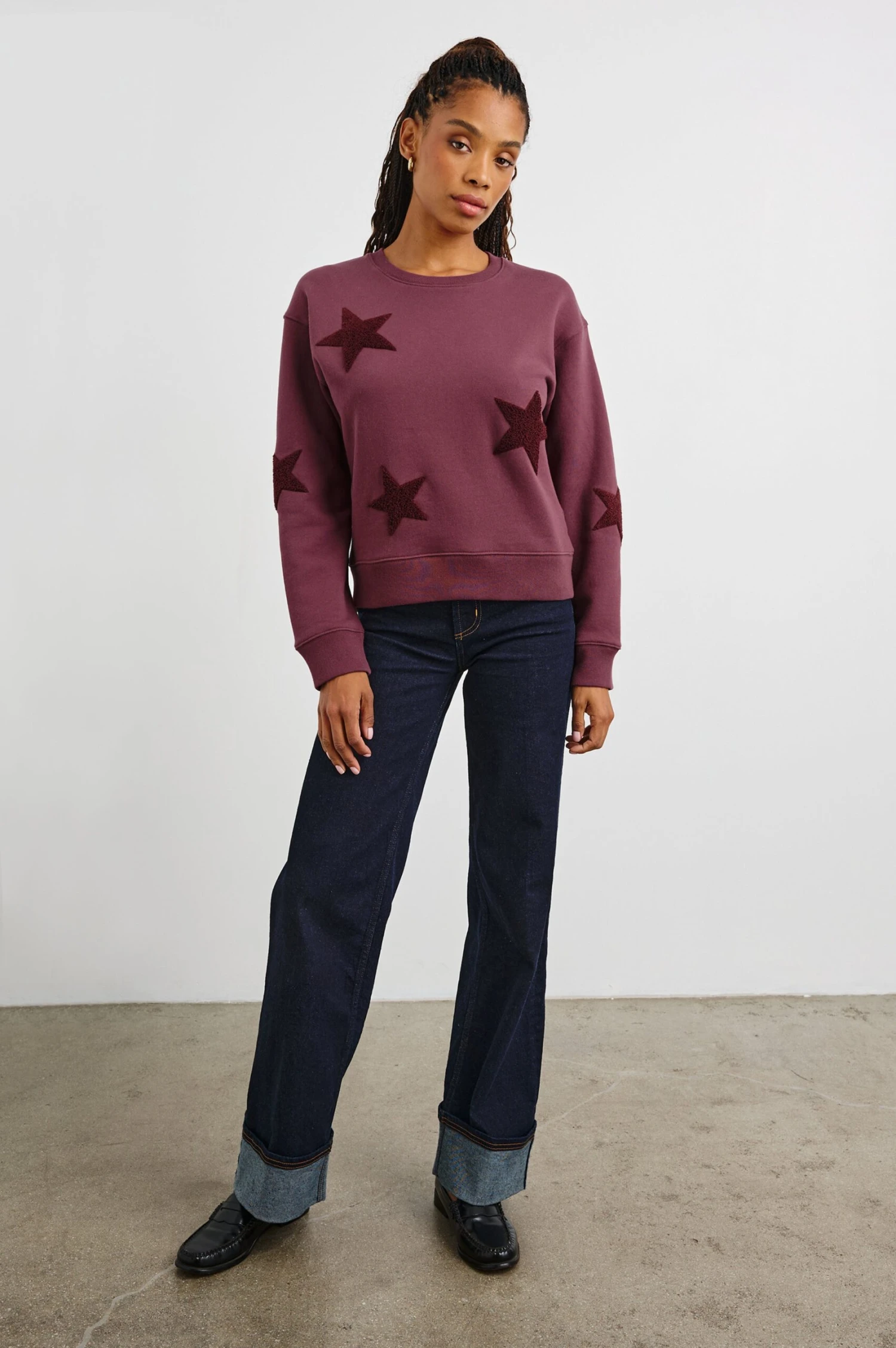 RAILS SONIA SWEATSHIRT - BURGUNDY 5 RAILS SONIA SWEATSHIRT - BURGUNDY - Image 3
