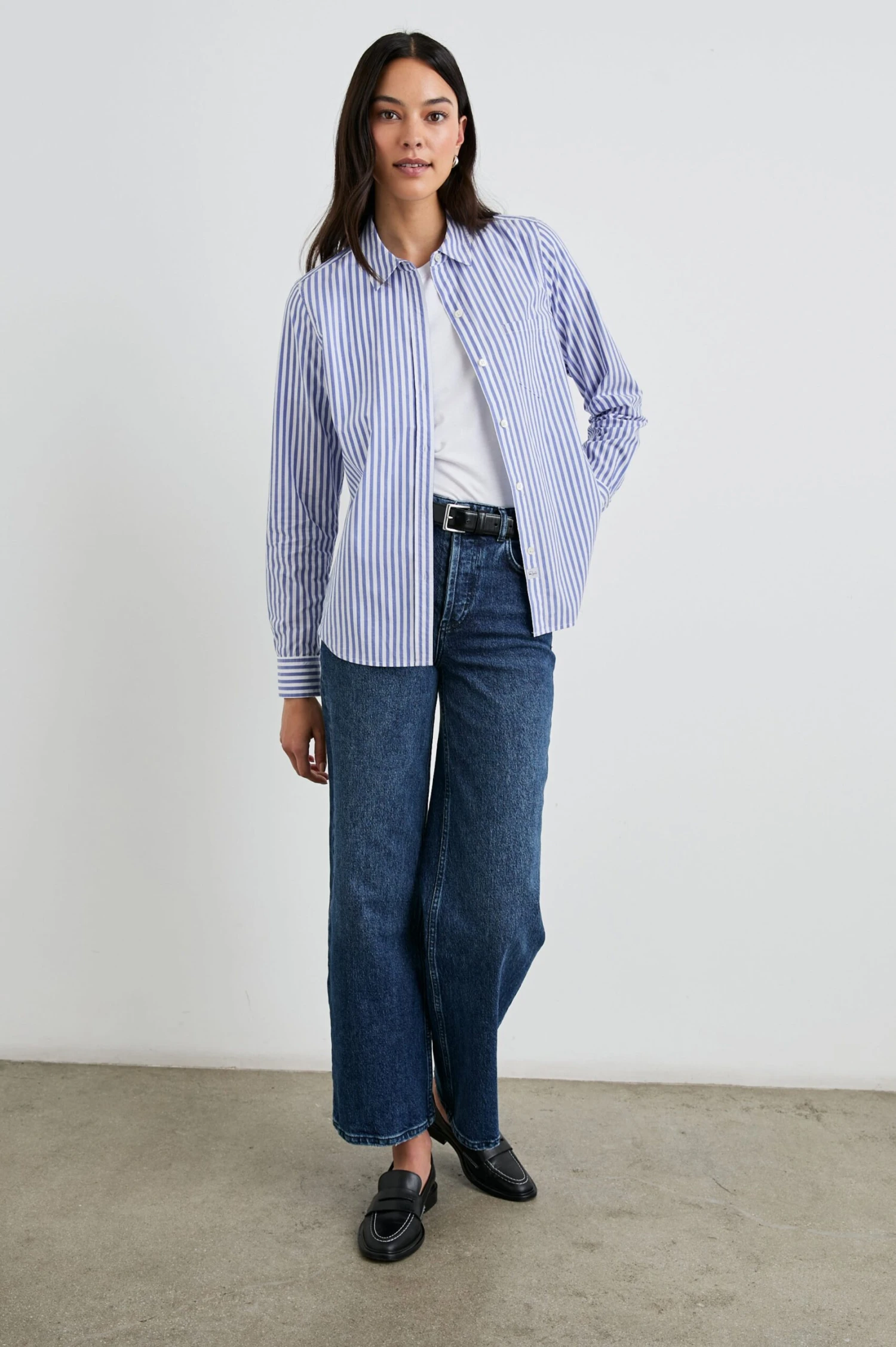 RAILS STINA SHIRT - MARINER WHITE STRIPE 6 RAILS STINA SHIRT - MARINER WHITE STRIPE - Image 4