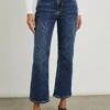 RAILS SUNSET CROP SLIM FLARE - COLLEGIATE BLUE 2 RAILS SUNSET CROP SLIM FLARE - COLLEGIATE BLUE -Rails SUNSET CROP COLLEGIATE BLUE 1A