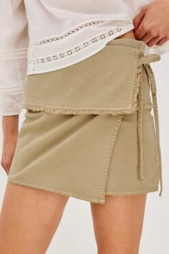 RAILS TAMARIN SKIRT - LIGHT OLIVE 9 RAILS TAMARIN SKIRT - LIGHT OLIVE -Rails TAMARIN LIGHT OLIVE 2A