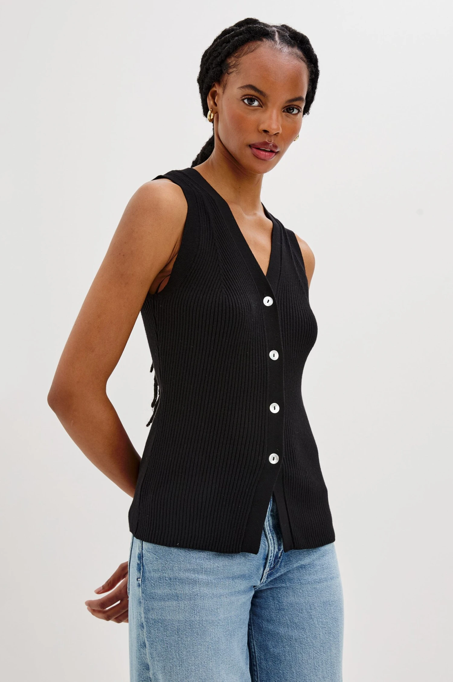 RAILS TATIA TOP - BLACK 3 RAILS TATIA TOP - BLACK