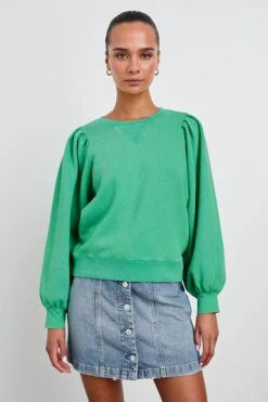 RAILS TIFFANY SWEATSHIRT - KELLY GREEN 9 RAILS TIFFANY SWEATSHIRT - KELLY GREEN -Rails TIFFANY KELLY GREEN 1A